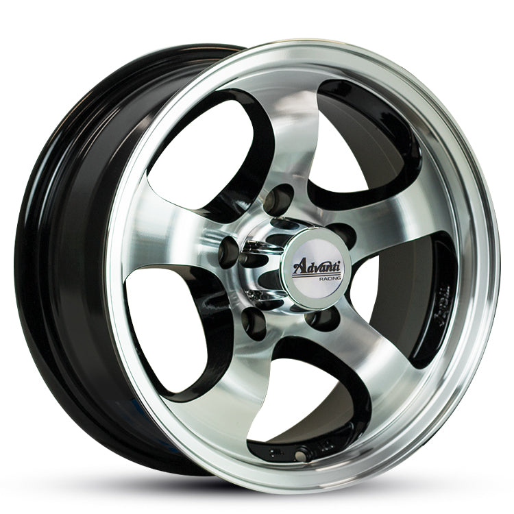 13X5 ATLAS 0 5/114.3 GLOSS BLACK FP