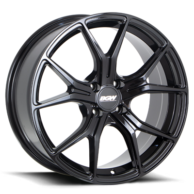 BGW COMPTON 17X7.5 38 4/100 Gloss Black