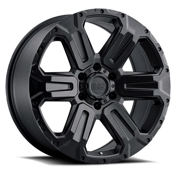 BLACK RHINO WANAKA 18X9 12 6/139.7 Matt Black