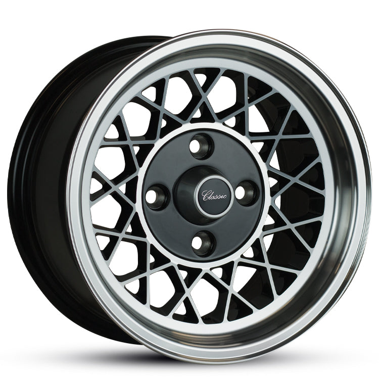 13X7 CLASSICWIRE 3 4/114.3 GLOSS BLACK FP