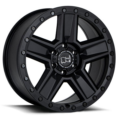 BLACK RHINO RAVINE 20X9 12 6/139.7 Matt Black