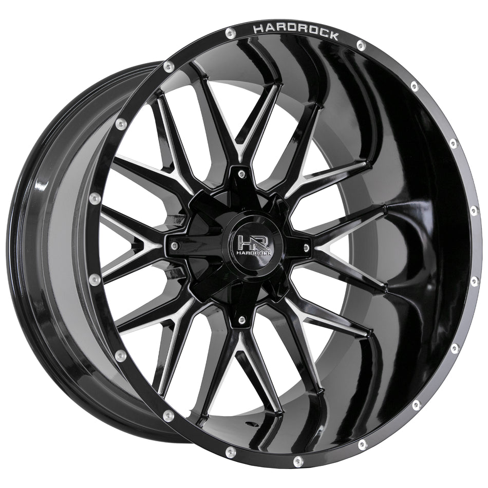 Affliction-Gloss Black Milled 20X12.0 -44 6x135 6x139