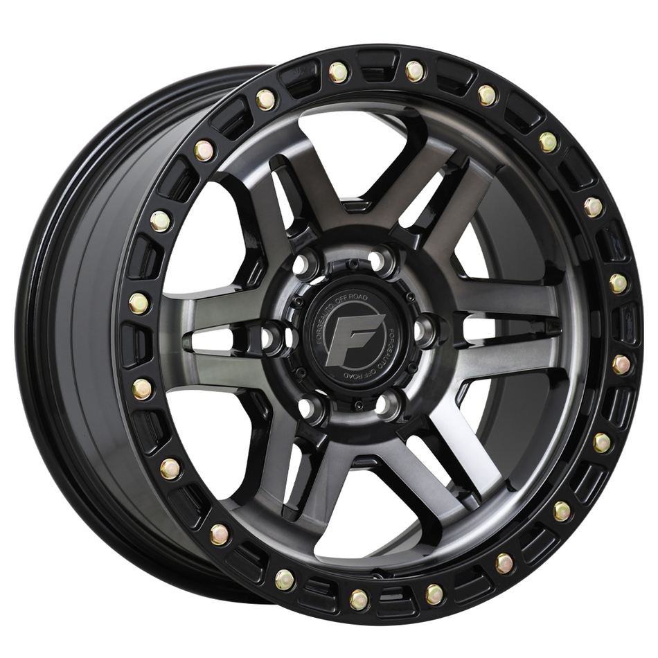 A2142 GLOSS BLACK TINT ZINC RIVETS 17X9 6/139.7 15