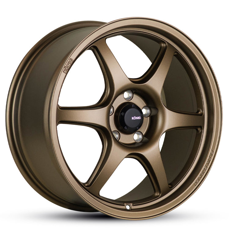 18X8.5 HEXAFORM 43 5/114.3 MATT BRONZE