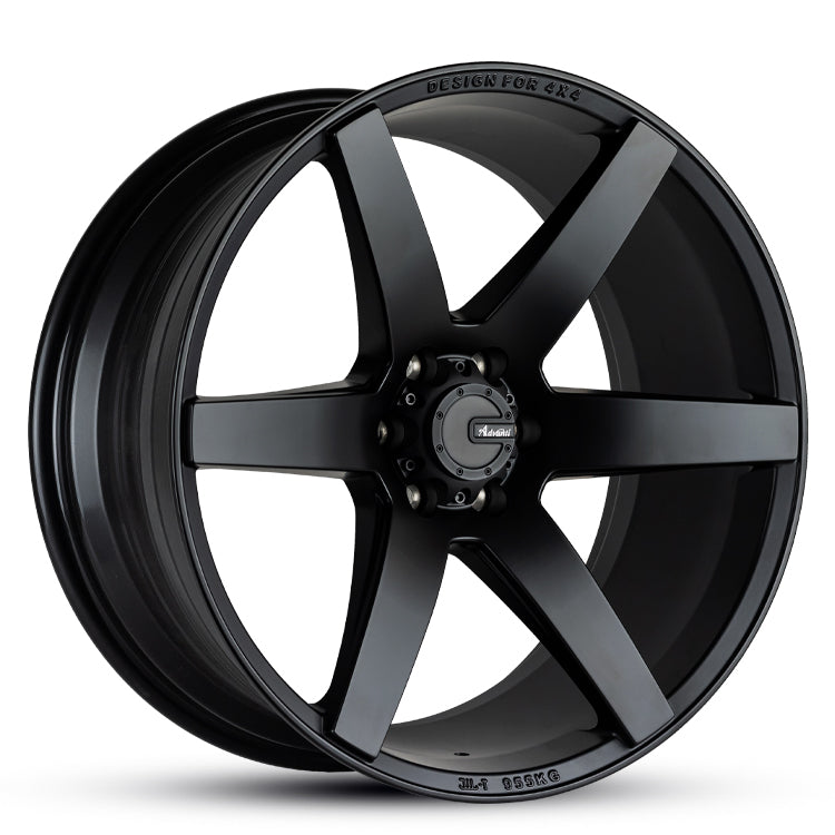 20X9 HURRICANE 10 6/114.3 MATT BLACK