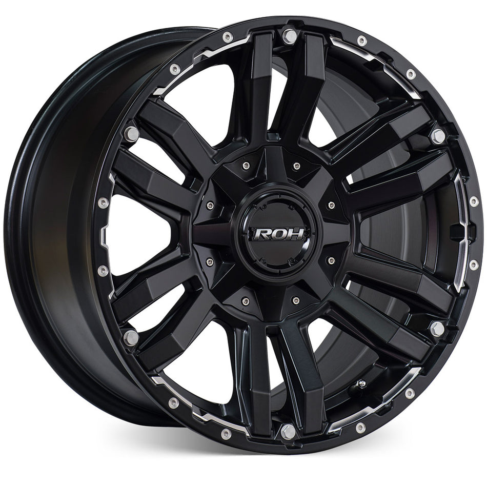 ROH ALLOY VAPOUR 17X9 40 6/139.7 Matt Black