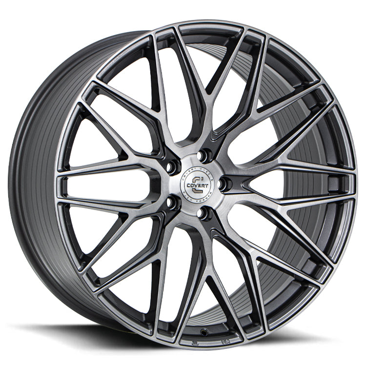 COVERT CV1 22X11 32 5/120 Titanium w/Brushed Face