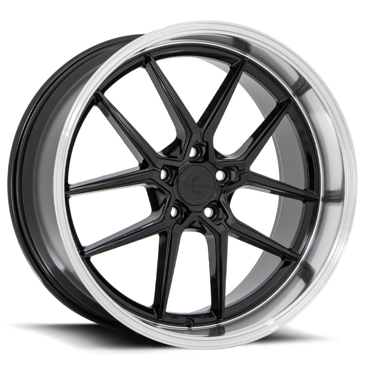 COVERT CV4 19X8.5 35 5/110 Gloss Black w/Machined Lip