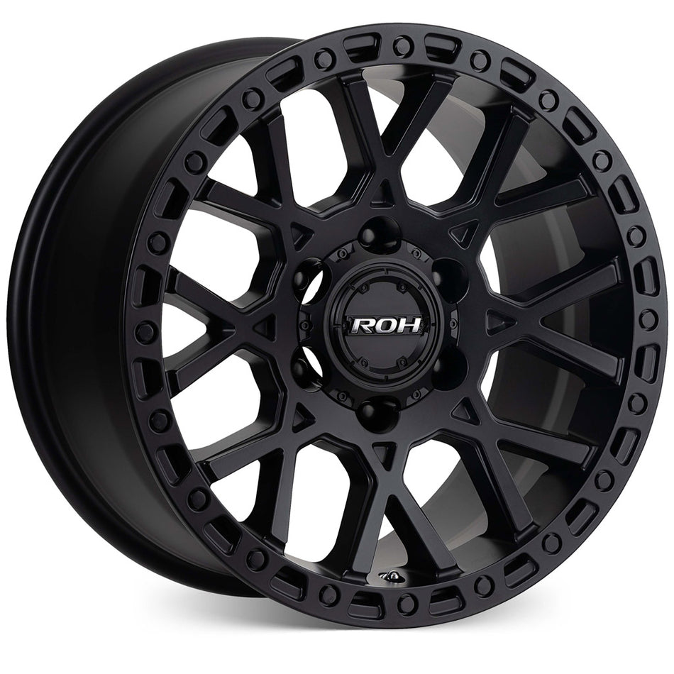 ROH ALLOY CRAWLER 17X9 40 6/139.7 Matt Black