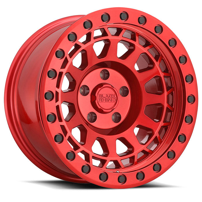 BLACK RHINO PRIMM 20X9.5 12 6/139.7 Candy Red w/Black Bolts