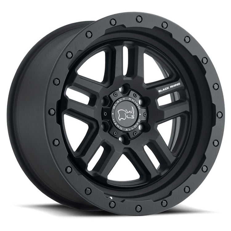 BLACK RHINO BARSTOW 18X9.5 12 6/139.7 Textured Matt Black