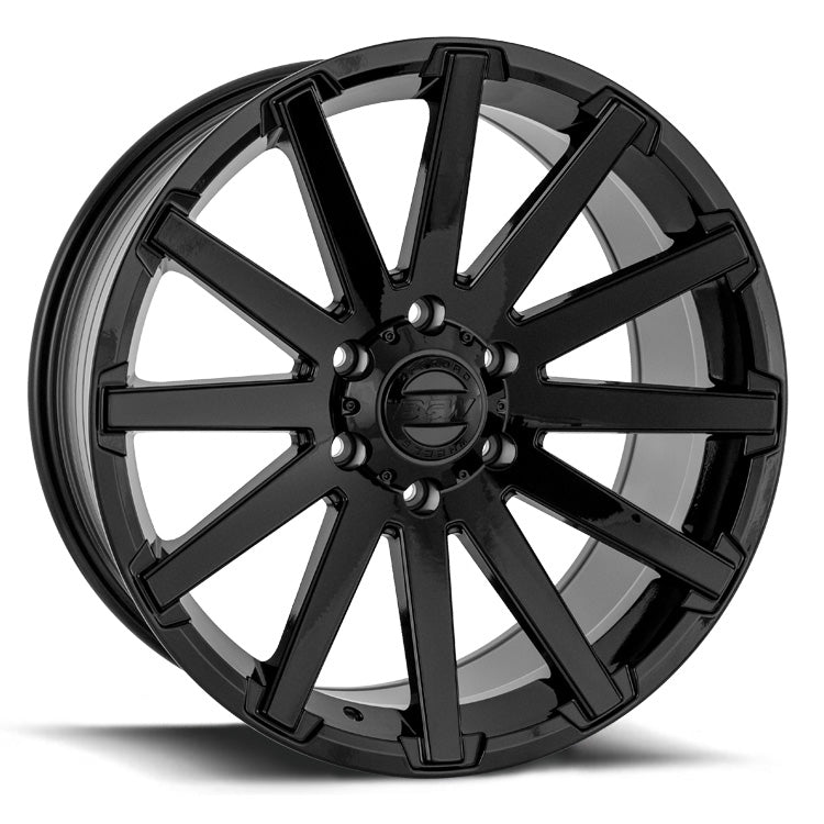 BGW BLACK TRAK 16X7 30 6/139.7 Gloss Black