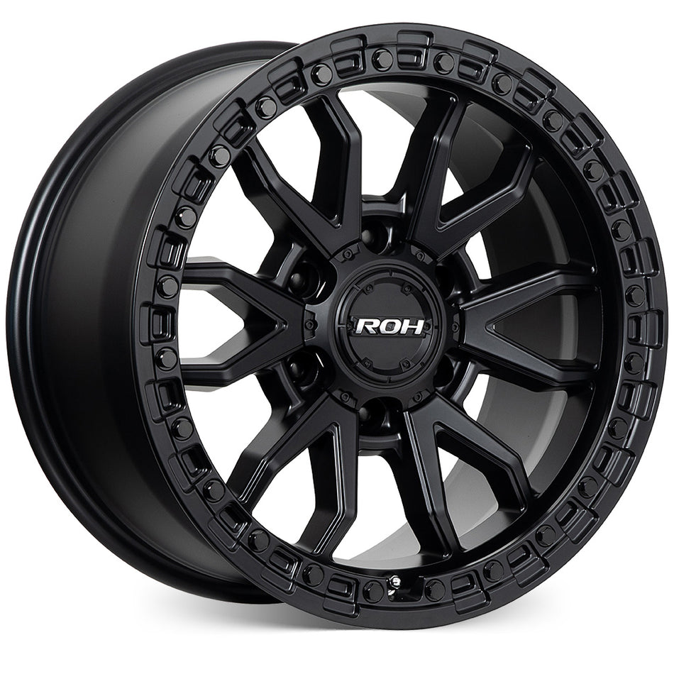 ROH ALLOY RAID 18X9 35 6/139.7 Matt Black