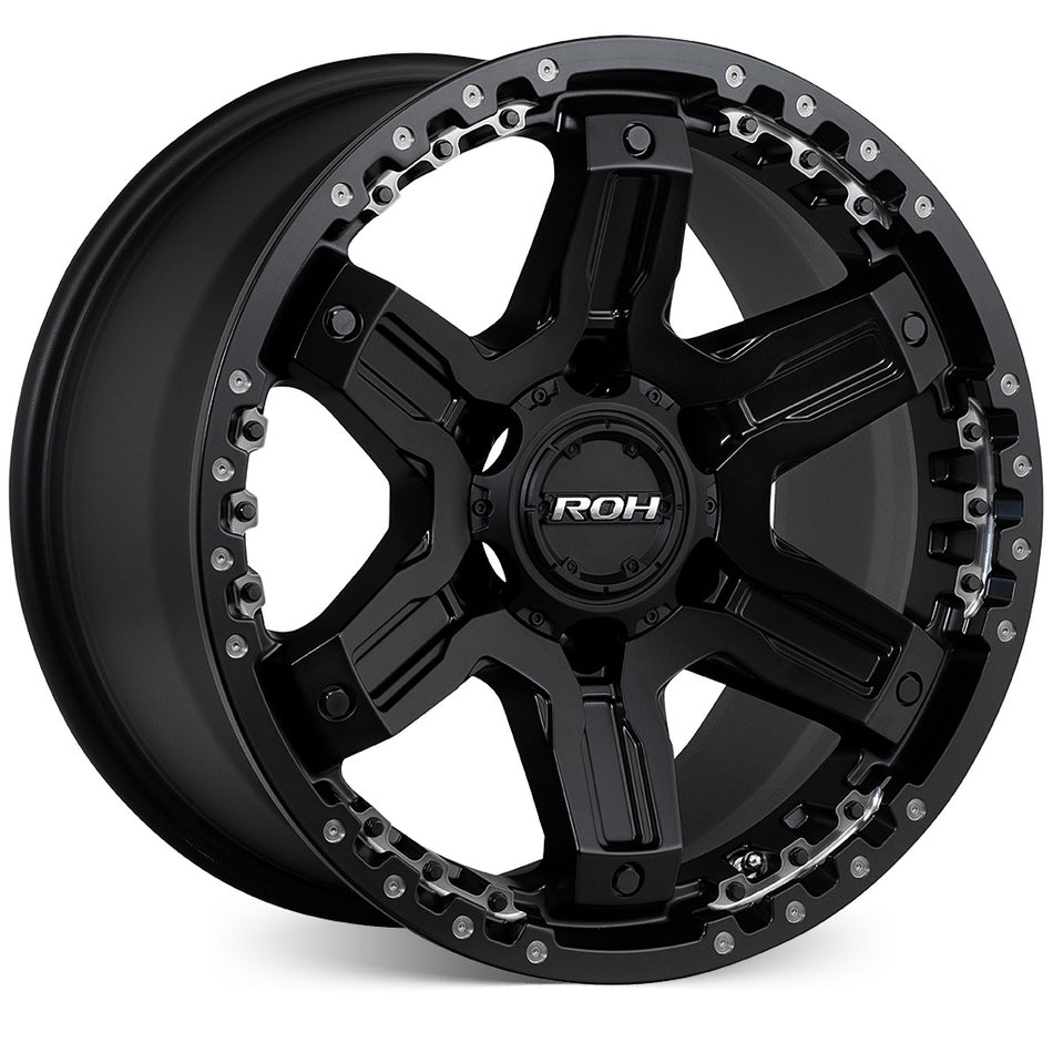 ROH ALLOY ROCK 6 18X9 40 6/139.7 Matt Black