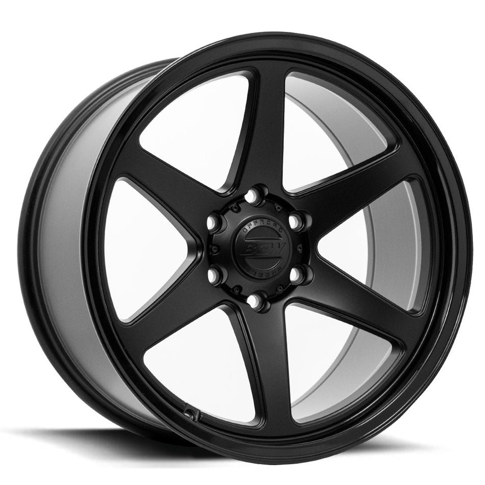 BGW ESCOBAR 20X9.5 10 6/114.3 Matt Black Spoke w/Gloss Black Lip