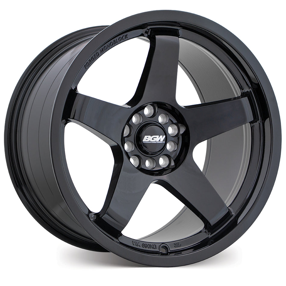 BGW DC FIVE 18X9.5 35 5/100 5/114 Gloss Black