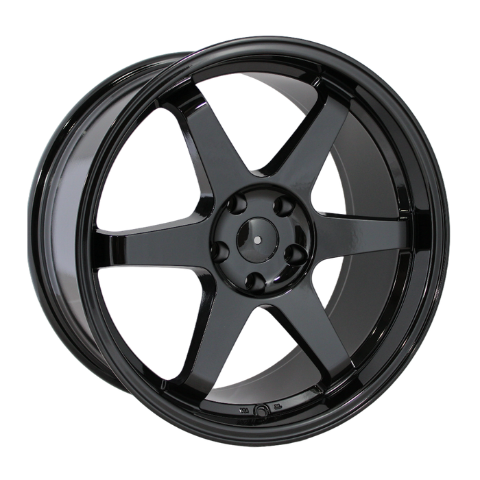 P37 FULL GLOSS BLACK 18X9.5 5/114.3 22
