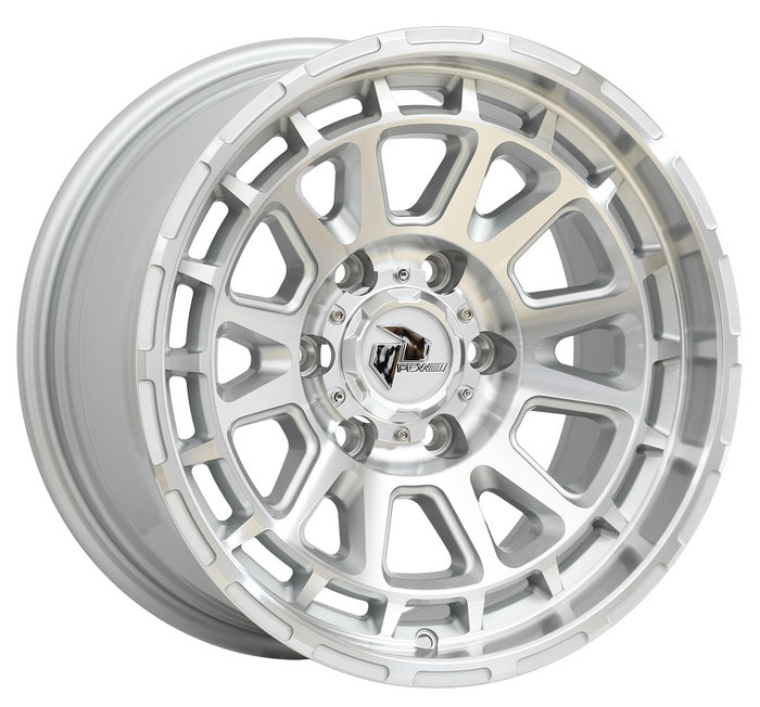 BRUTAL SILVER MACHINED FACE 17X9 6/139.7 12