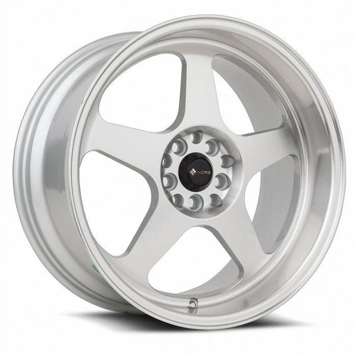 SP1 GLOSS BLACK MACHINED LIP 18X9 5/100 5/114.3 38