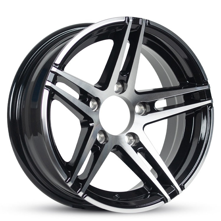 14X5.5 RR207 0 5/114.3 GLOSS BLACK (RO)