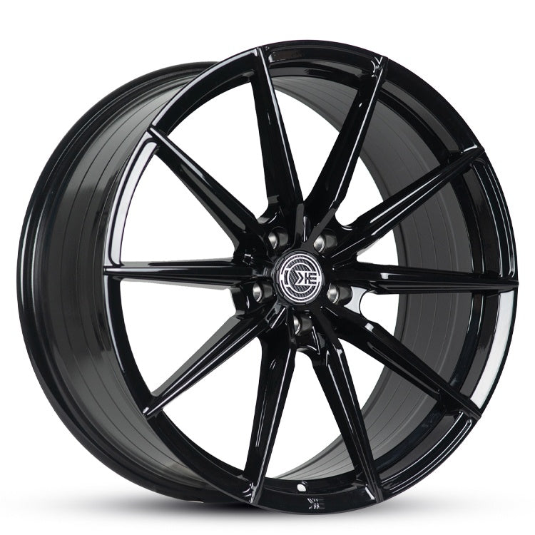 18X8 RR201 38 5/112 GLOSS BLACK