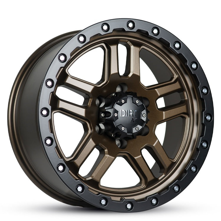 18X8.5 RR197 20 6/139.7 BRONZE, BLACK LIP
