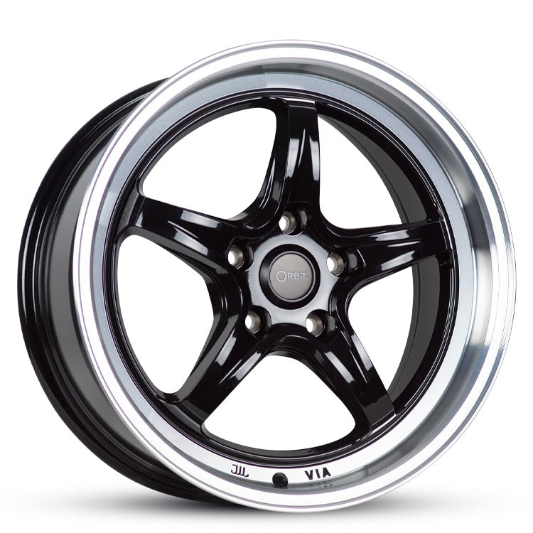 18X8.5 VIKING 35 5/114.3 GLOSS BLACK LP (RO)