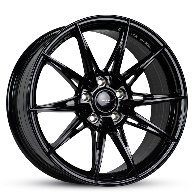 18X8 RR185 35 5/114.3 GLOSS BLACK