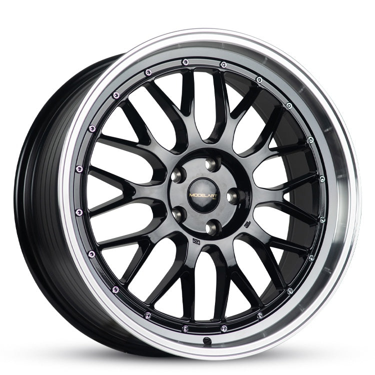 20X8.5 RR167 35 5/112 GLOSS BLACK LP