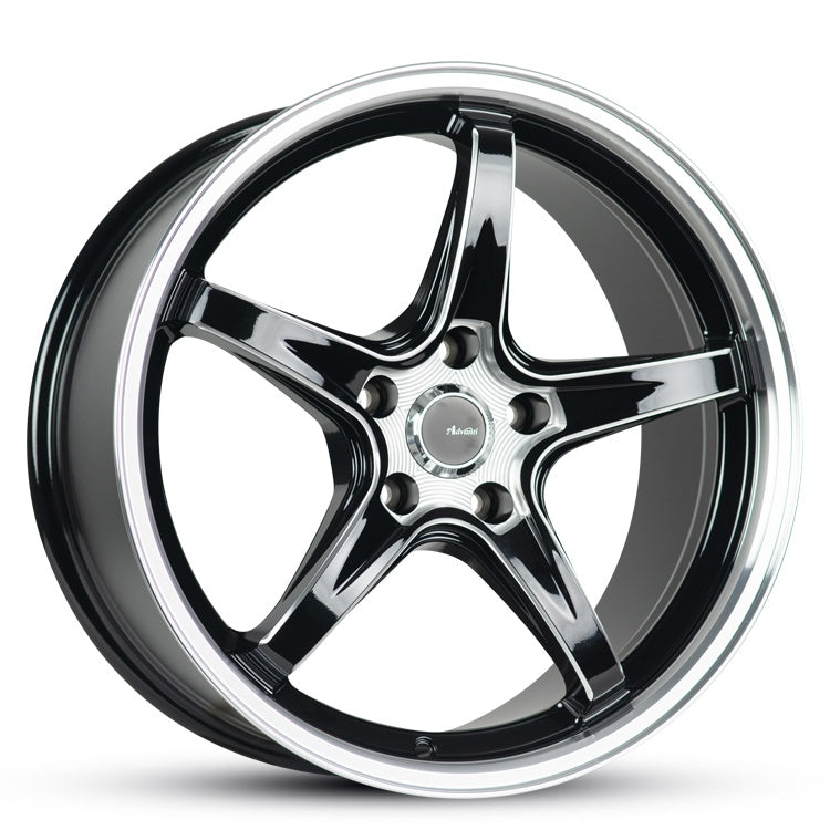 18X8.5 SQ02 35 5/114.3 GLOSS BLACK (RO)