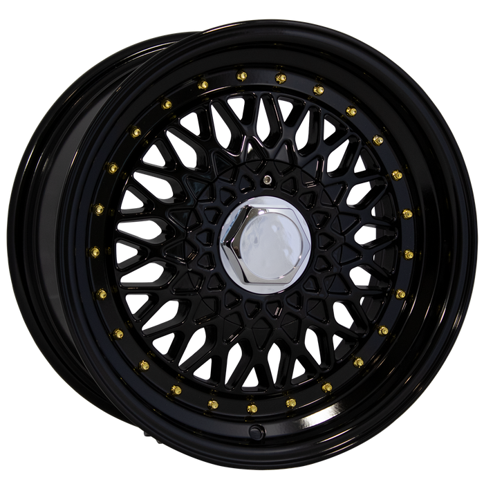 J135 GLOSS BLACK/ BLACK LIP 15X7 4/100 4/114.3 22