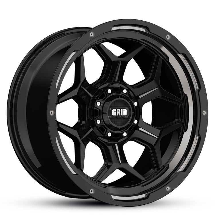 17X9 GD16 35 6/139.7 DOUBLE DARK TINT/GLOSS BLACK