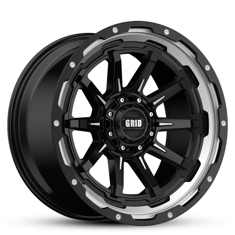 18X9 GD17 35 6/139.7 GLOSS BLACK MACHINED
