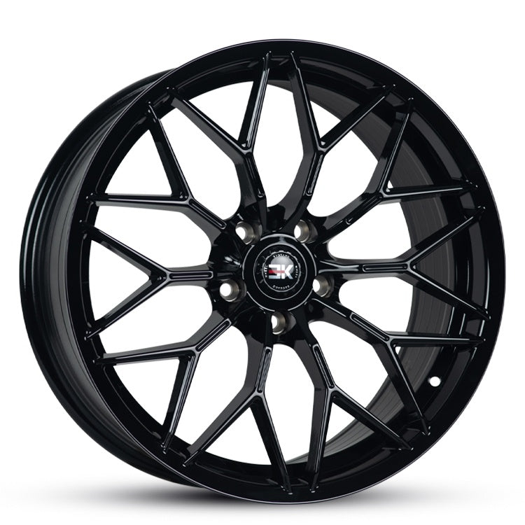18X8 RR154 38 5/112 GLOSS BLACK