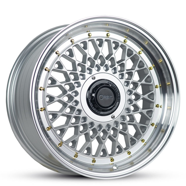 17X8 STRIKER 30 10/100/114.3 SILVER LP WITH GOLD RIVETS