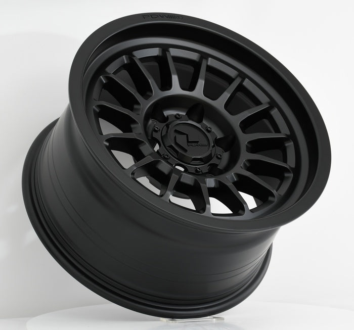 MILITIA SATIN BLACK 17X9 6/139.7 12