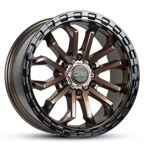 17X8.5 COMPACT 10 6/139.7 BRONZE, BLACK LIP