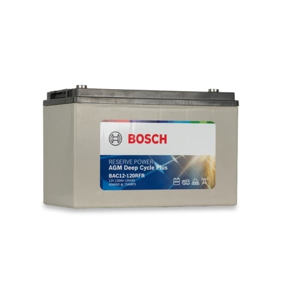 12V 120AH BOSCH DEEP CYCLE AGM BATTERY FIRE RESISTANT
