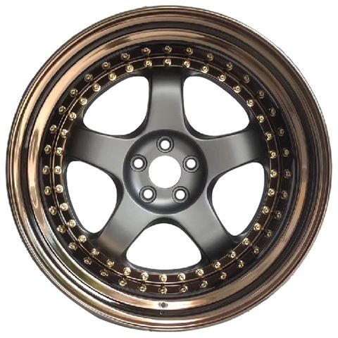 1091 MATT BLACK BRONZE LIP 18X9.5 5/114.3 22