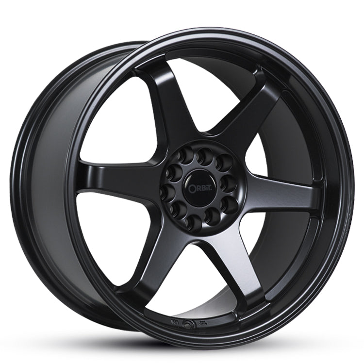 18X8.5 KAMAN 30 10/100/114.3 SATIN BLACK