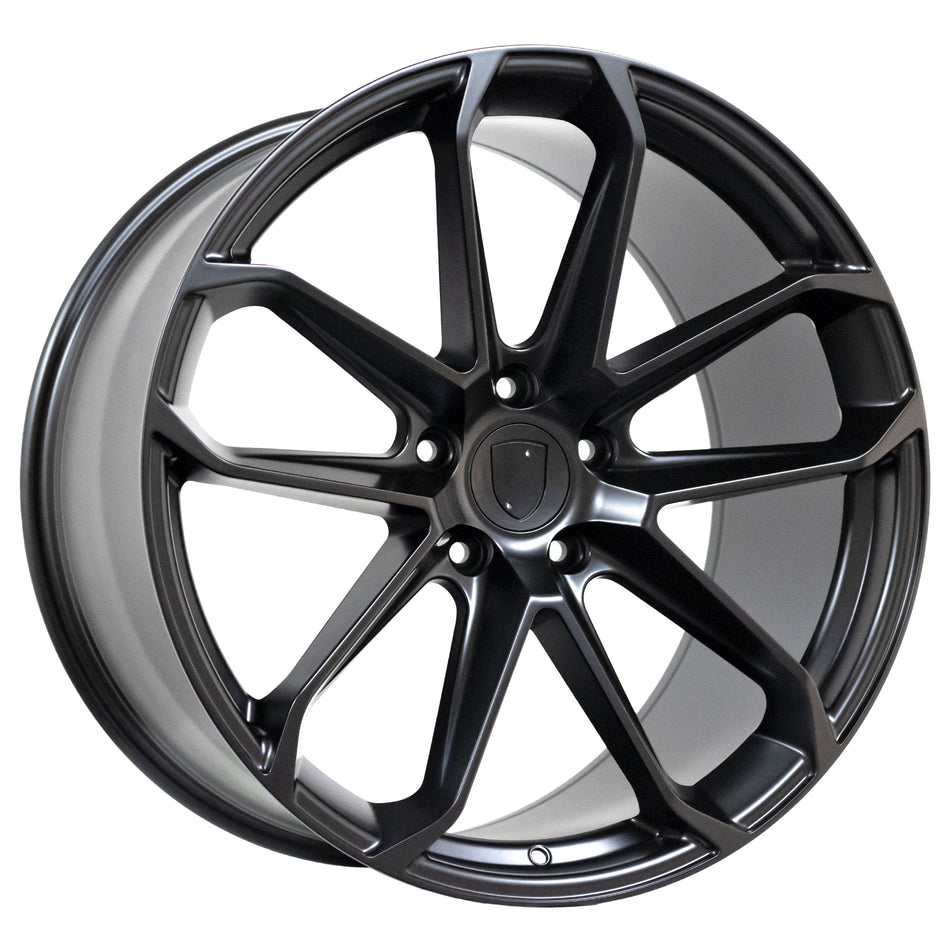 D1869-Satin Black 22X11.5 61 5x130