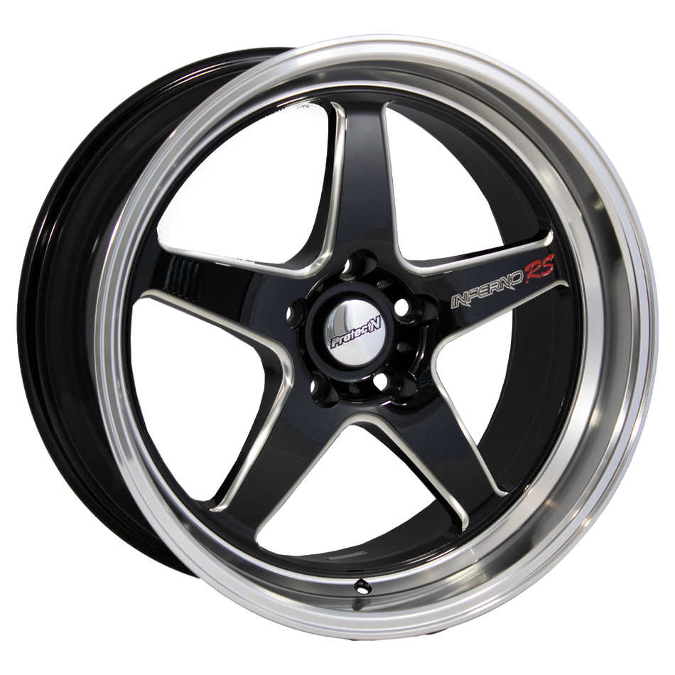 D1048 GLOSS BLACK 18X9.5 5/114.3 22 MIL