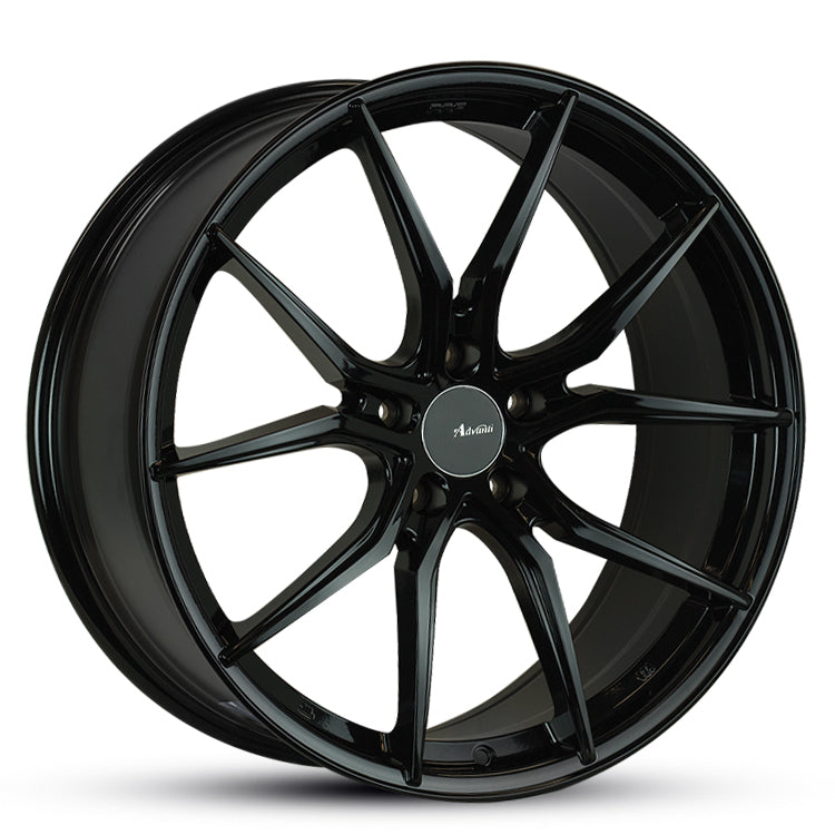 20X8.5 N717 40 5/114.3 GLOSS BLACK