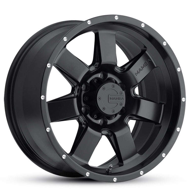 20X9 OUTLAW 30 6/114.3 MBQP MATT BLACK +MILLING RIVETS