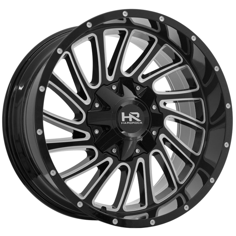 Overdrive-Gloss Black Milled 20X10 -19 5x127 5x139