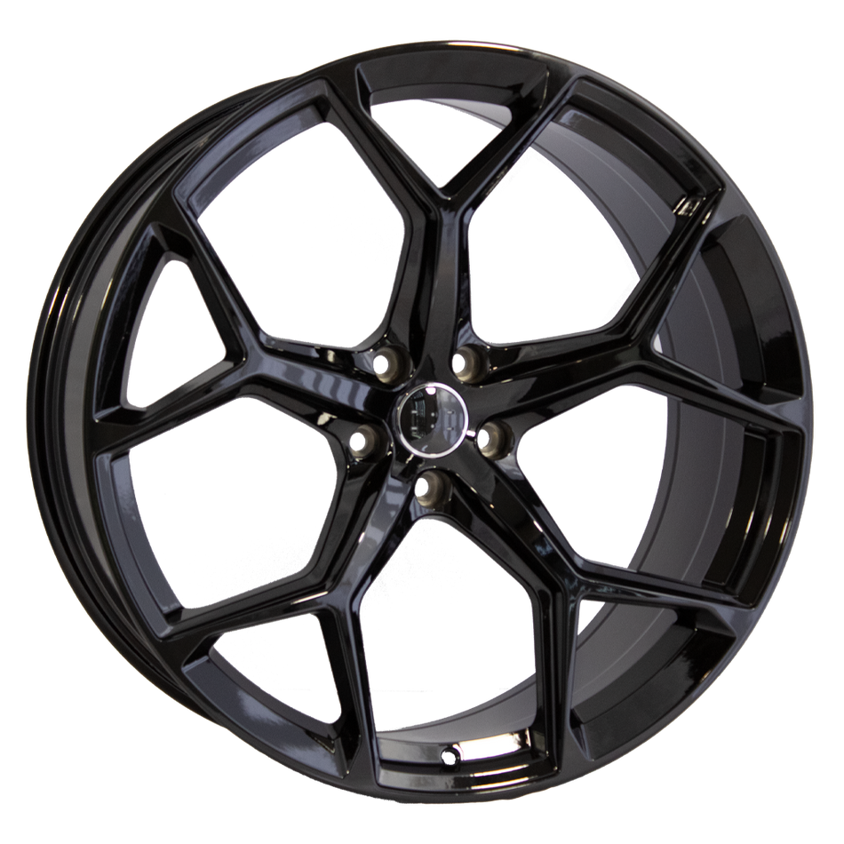 P1338 FULL GLOSS BLACK 22X10 5/112 20