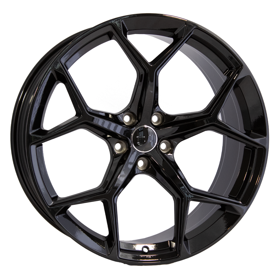 P1338 FULL GLOSS BLACK 20X9 5/112 30