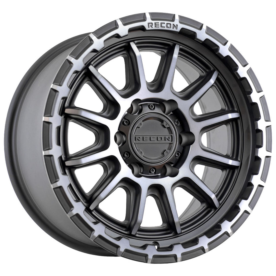 Gunner-Matt Black Dark Grey Tint 17X9.0 38 6x139