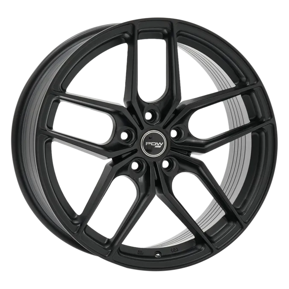 ROTARY FULL SATIN BLACK 20X8.5 5/114.3 40