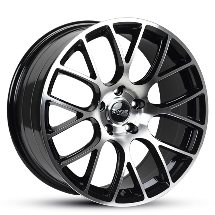 18X8.5 RR73 40 5/114.3 GLOSS BLACK FP (RO)